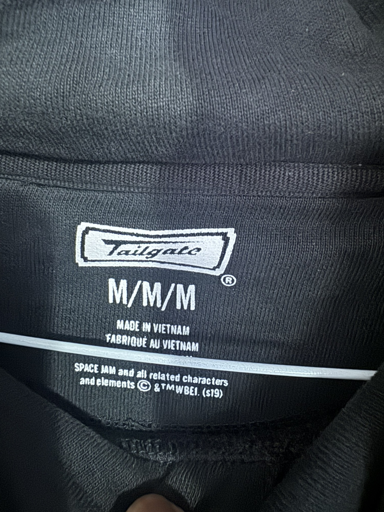 Tailgate Space Jam Washed Grey Hoodie (Medium) image indicator(3)