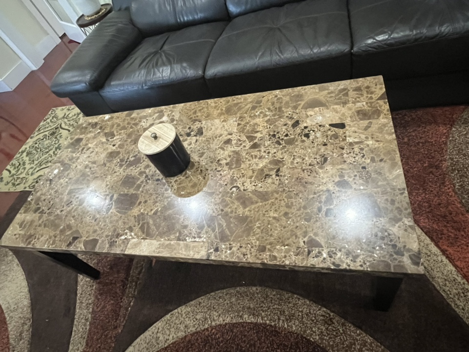 Marble 2 side table 1 coffee table - photo 3
