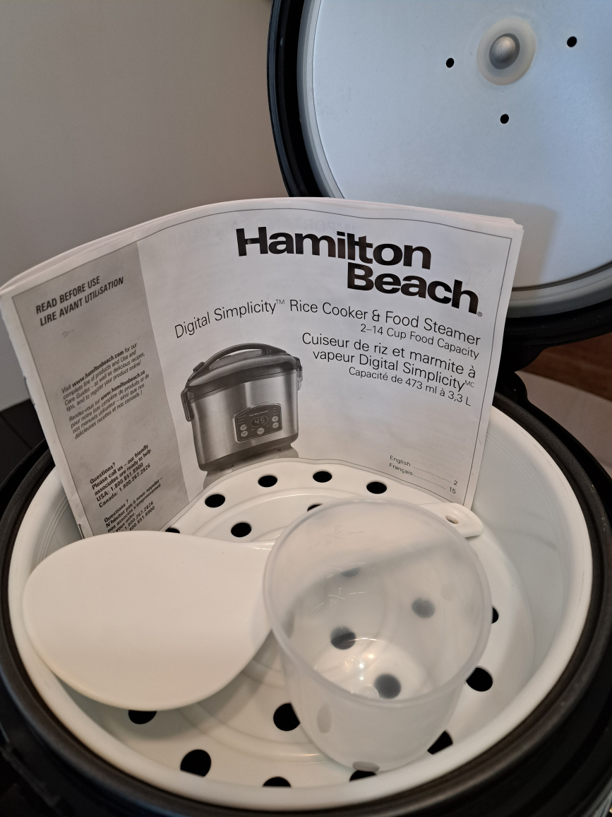 Hamilton Beach Digital Rice Cooker/Steamer, 14 cups cooked - photo 3
