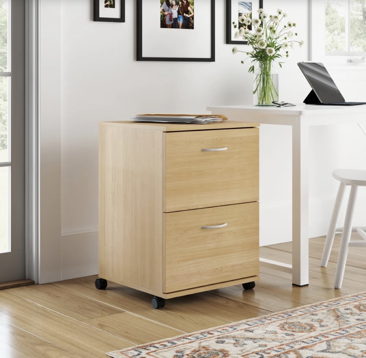 Two large drawers filing cabinet thumbnail