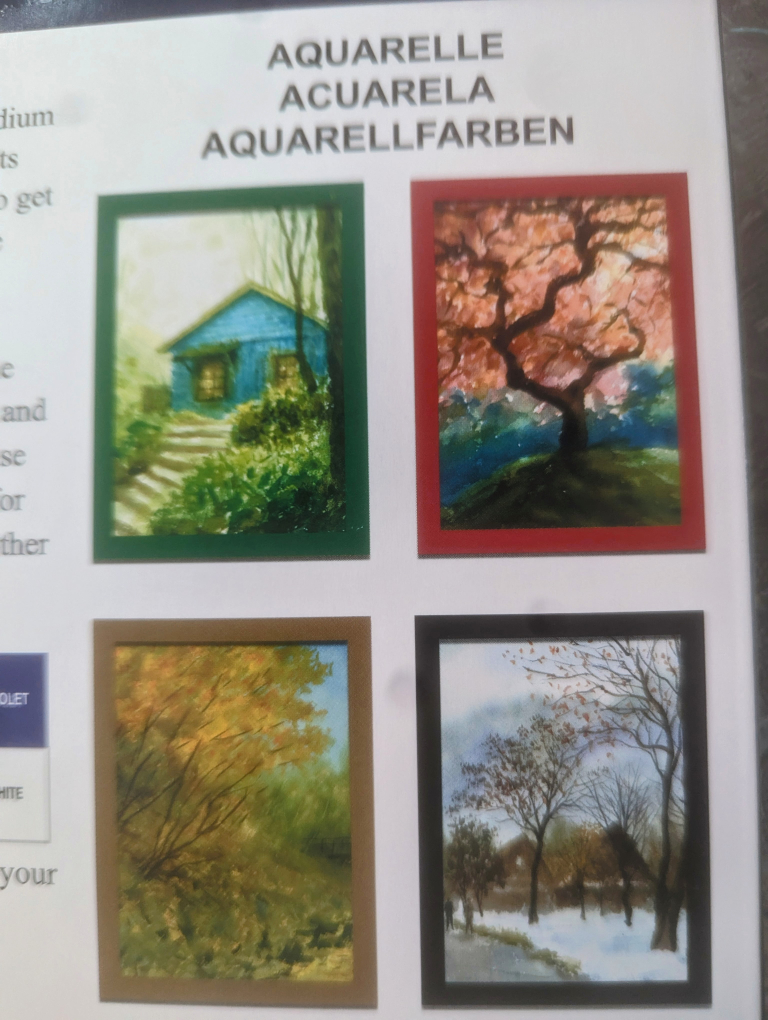 16 Watercolors Paints By TBC  With Paint Brushes . image indicator(6)