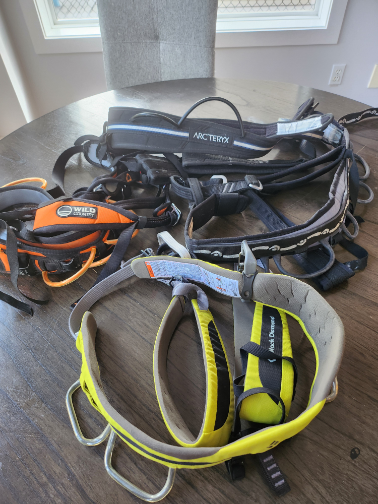 4 Climbing Harnesses thumbnail