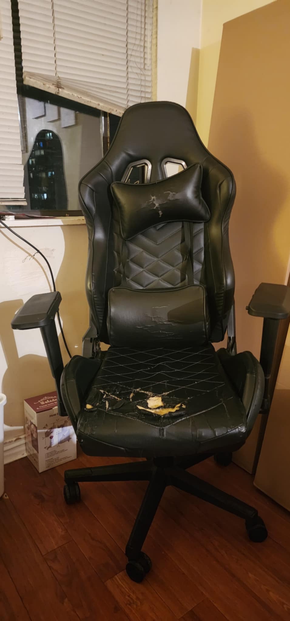 Ergonomic gaming chair.