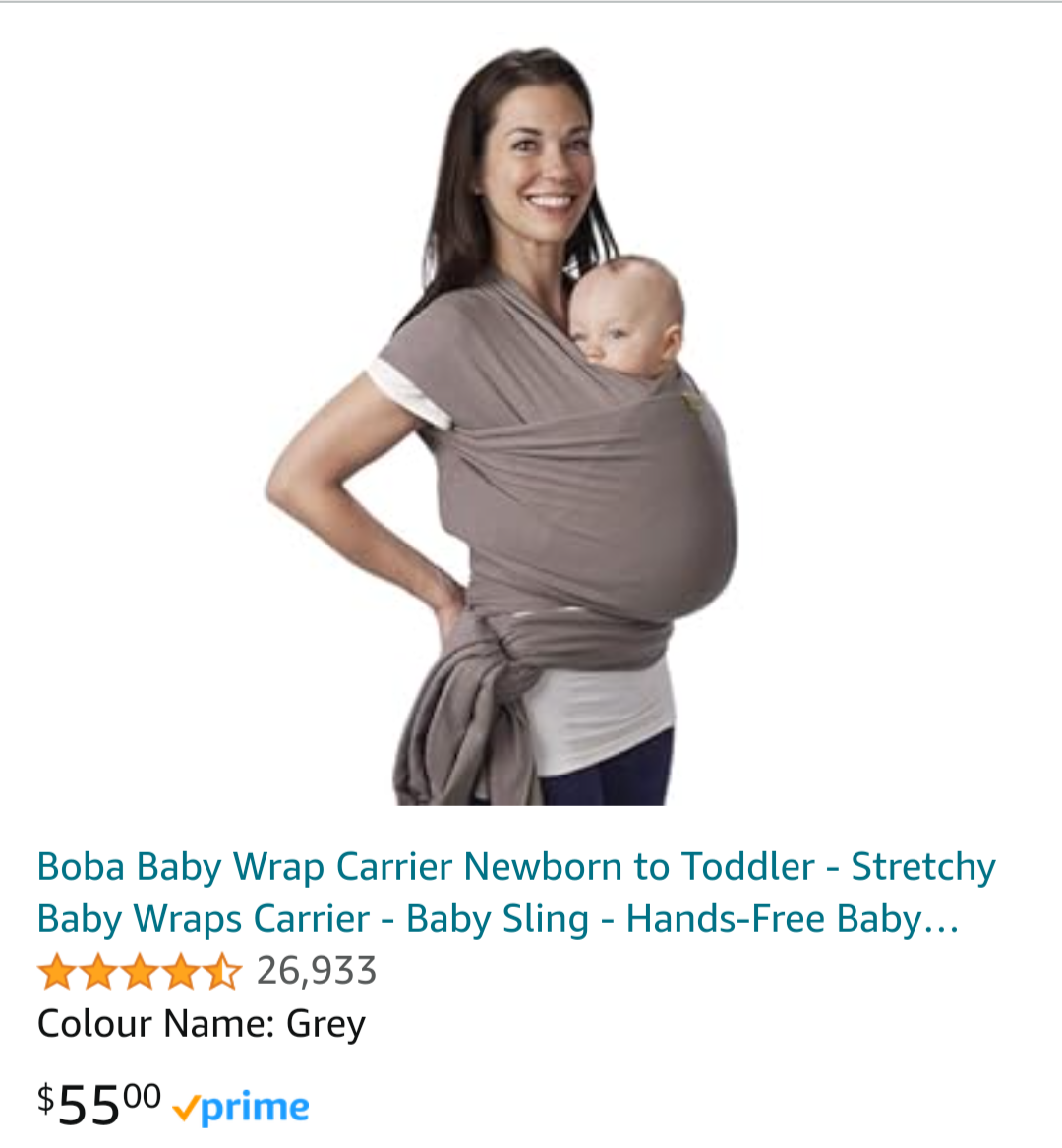 Boba Baby Wrap Carrier