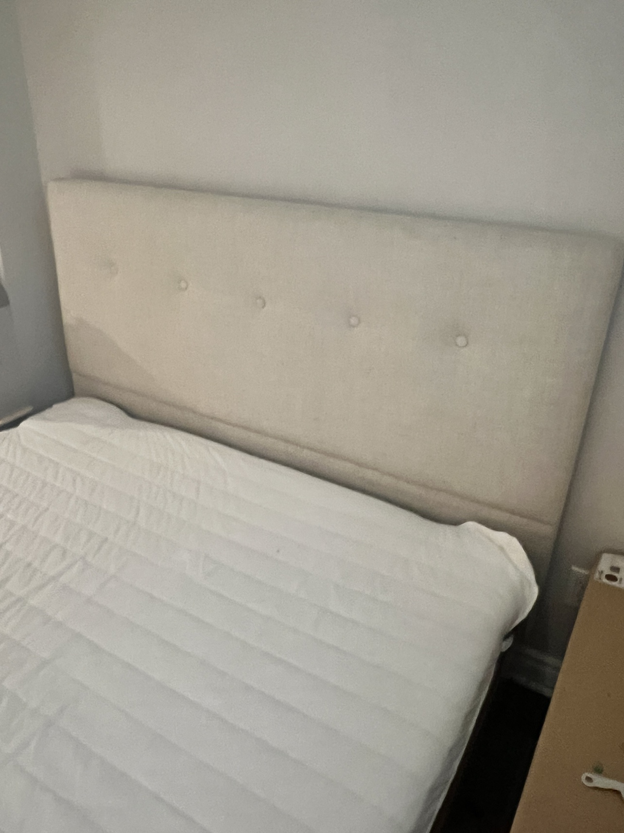 West Elm Mid Century Queen Bed +- Queen IKEA Mattress