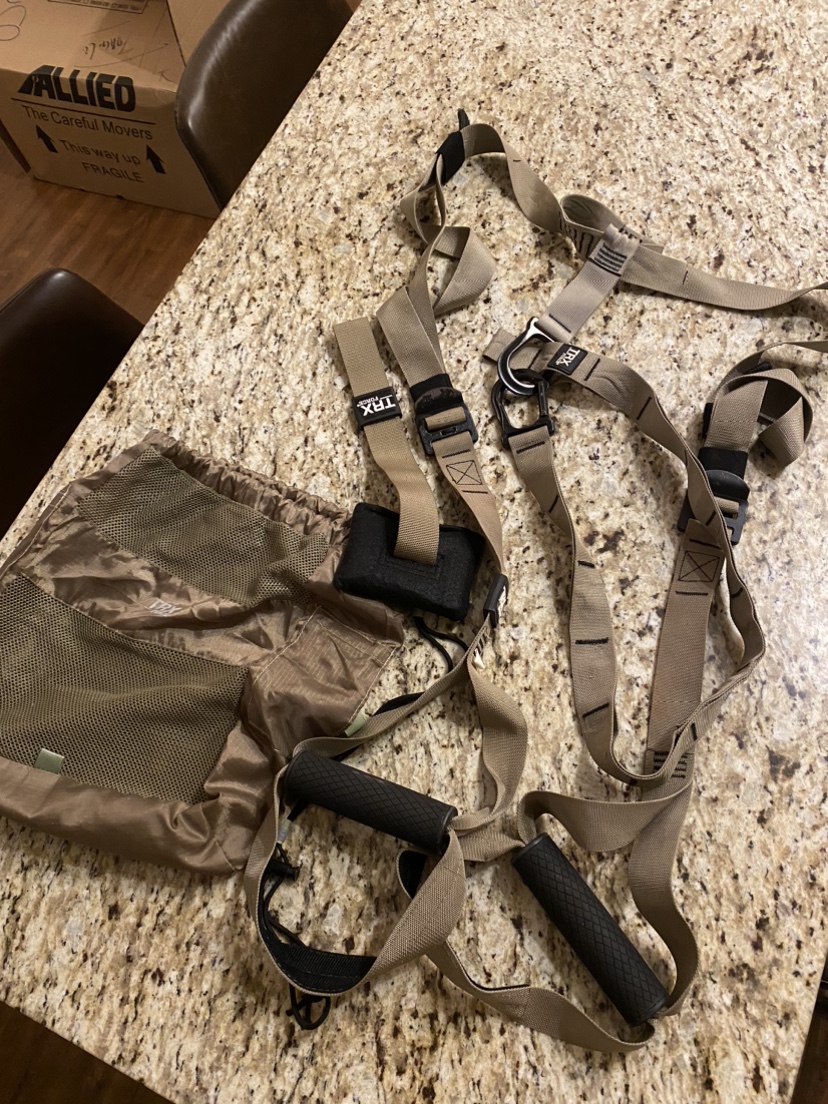 TRX exercise suspension system trainer for home gym thumbnail