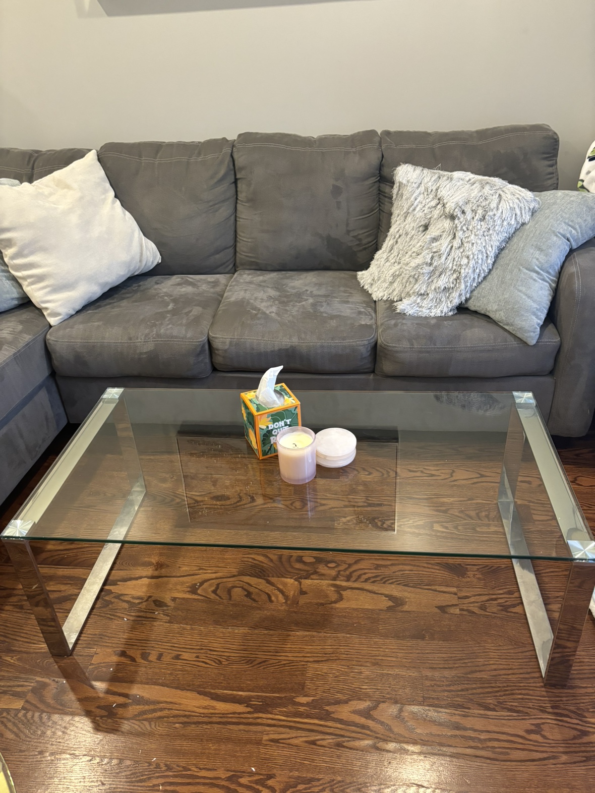 Glass coffee table - photo 2