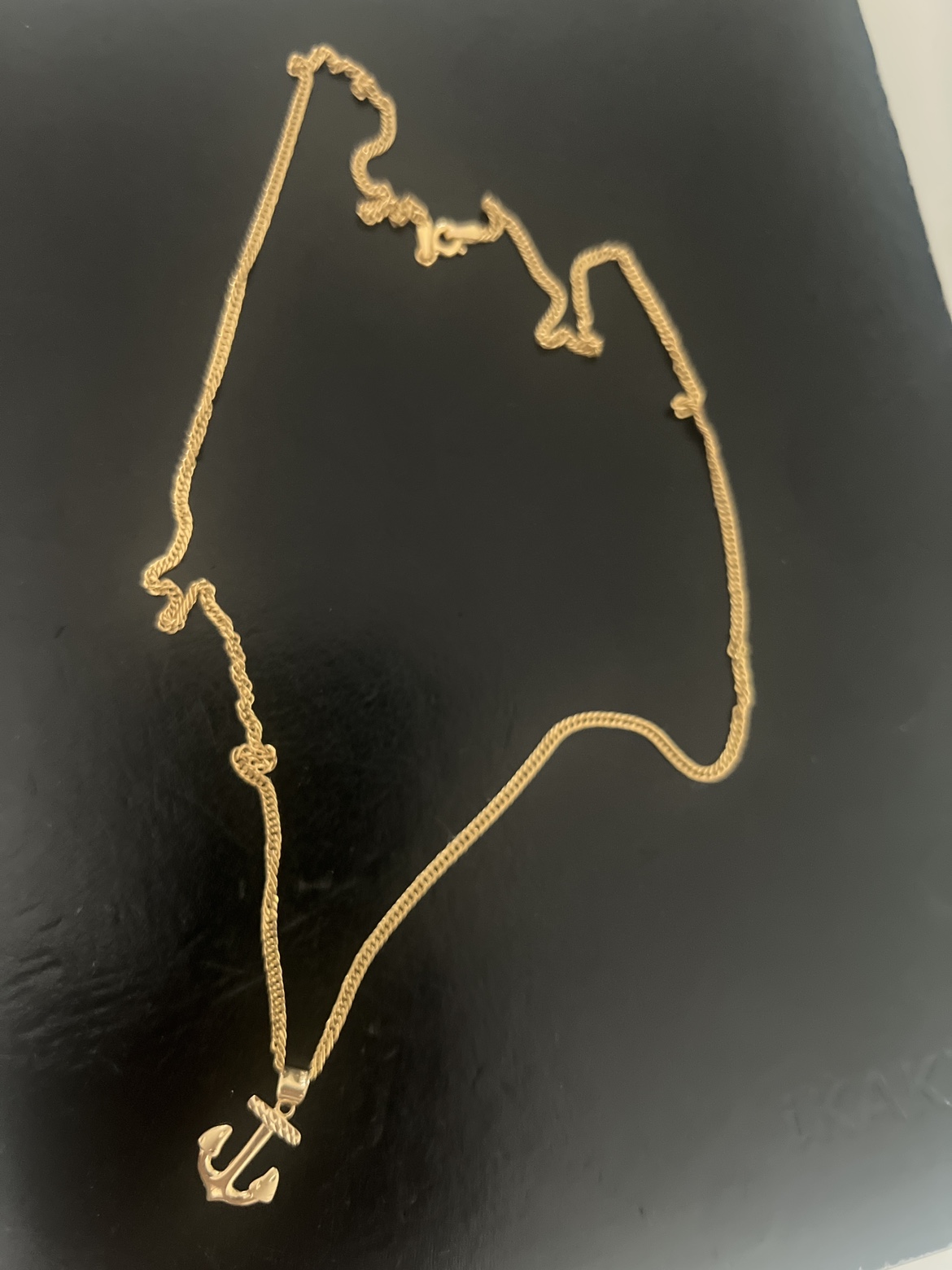 18k gold necklace