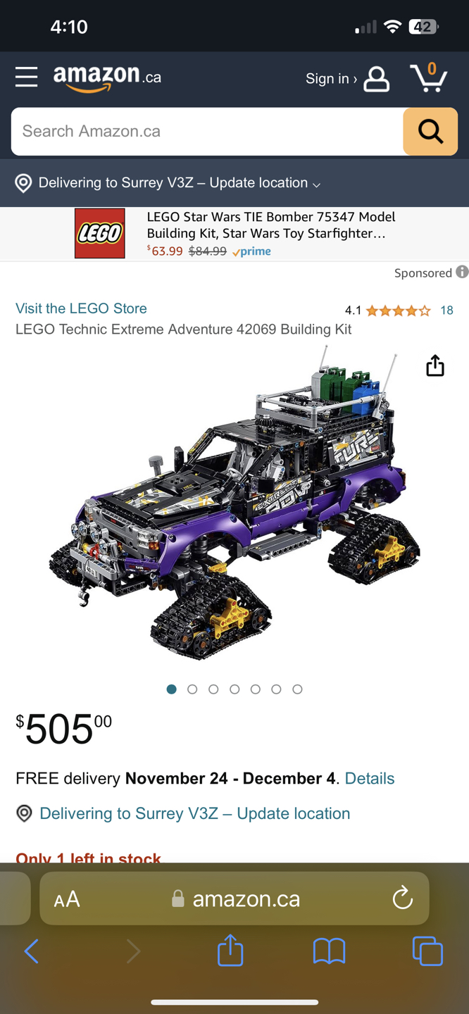 Lego Extreme Adventure Snowmobile + 2 Motor + lights image indicator(9)