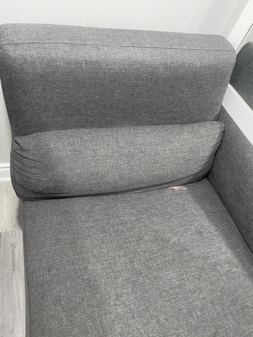 Grey single sofa - photo 3