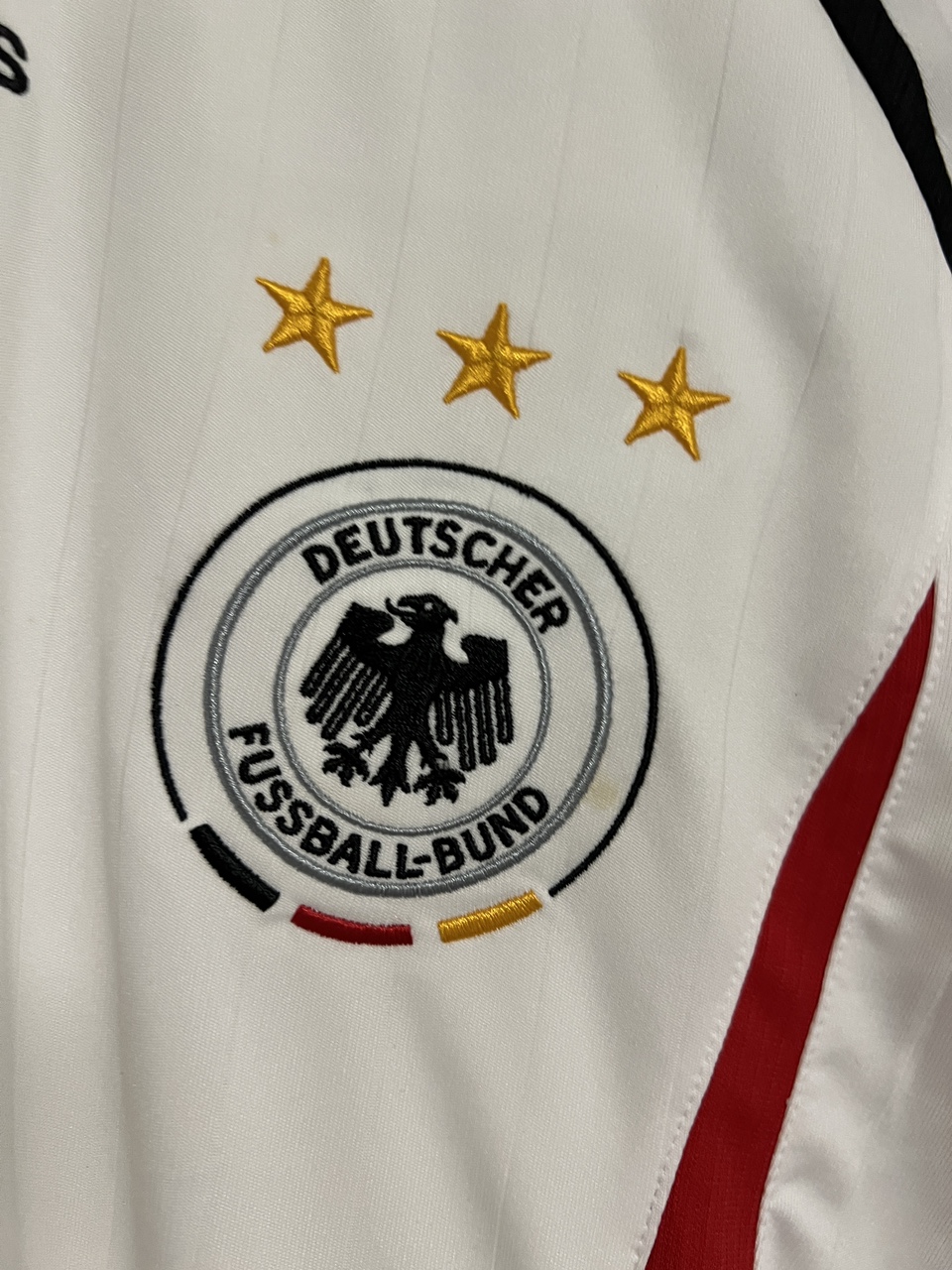 Germany White Soccer Home Jersey Shortsleeve (2006) image indicator(4)