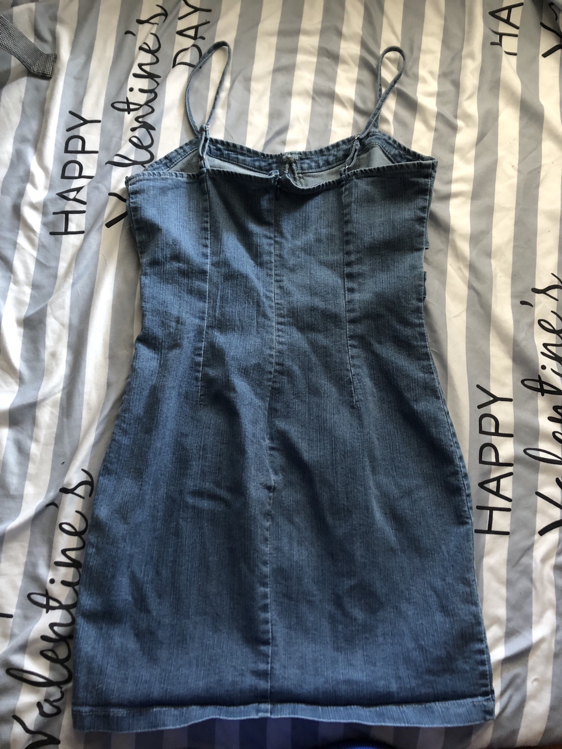 M size Denim dress image indicator(2)