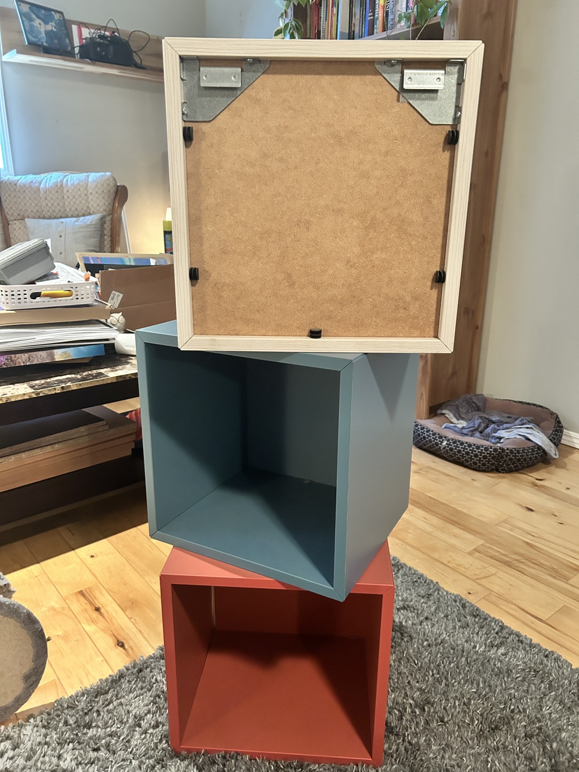 Wall Mounted Cube Shelves