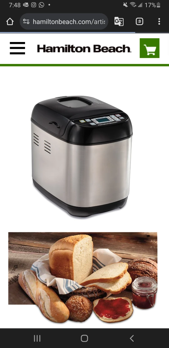 Breadmaker - Hamilton Beach ⚽️ image indicator(7)