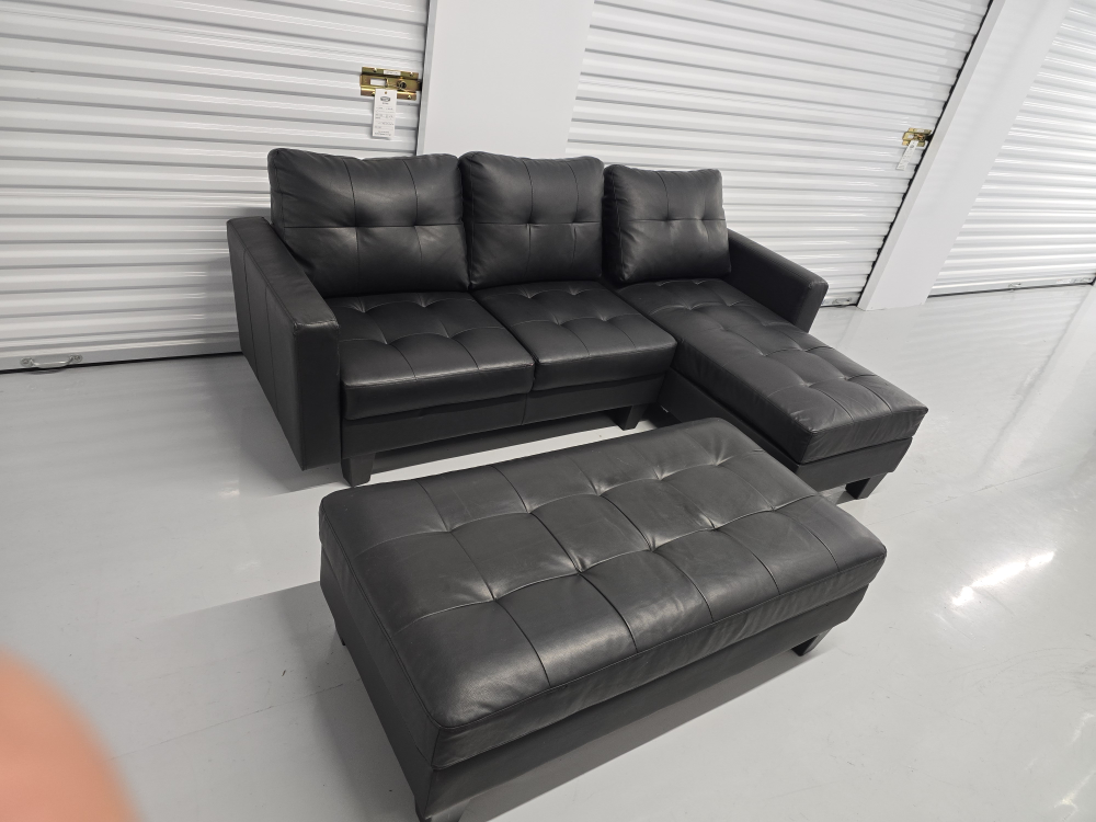 sectional with ottoman