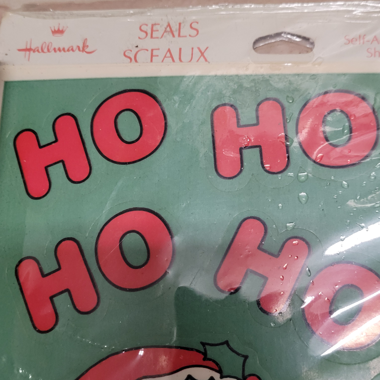 hallmark christmas santa claus stickers vintage ⚽️ image indicator(3)