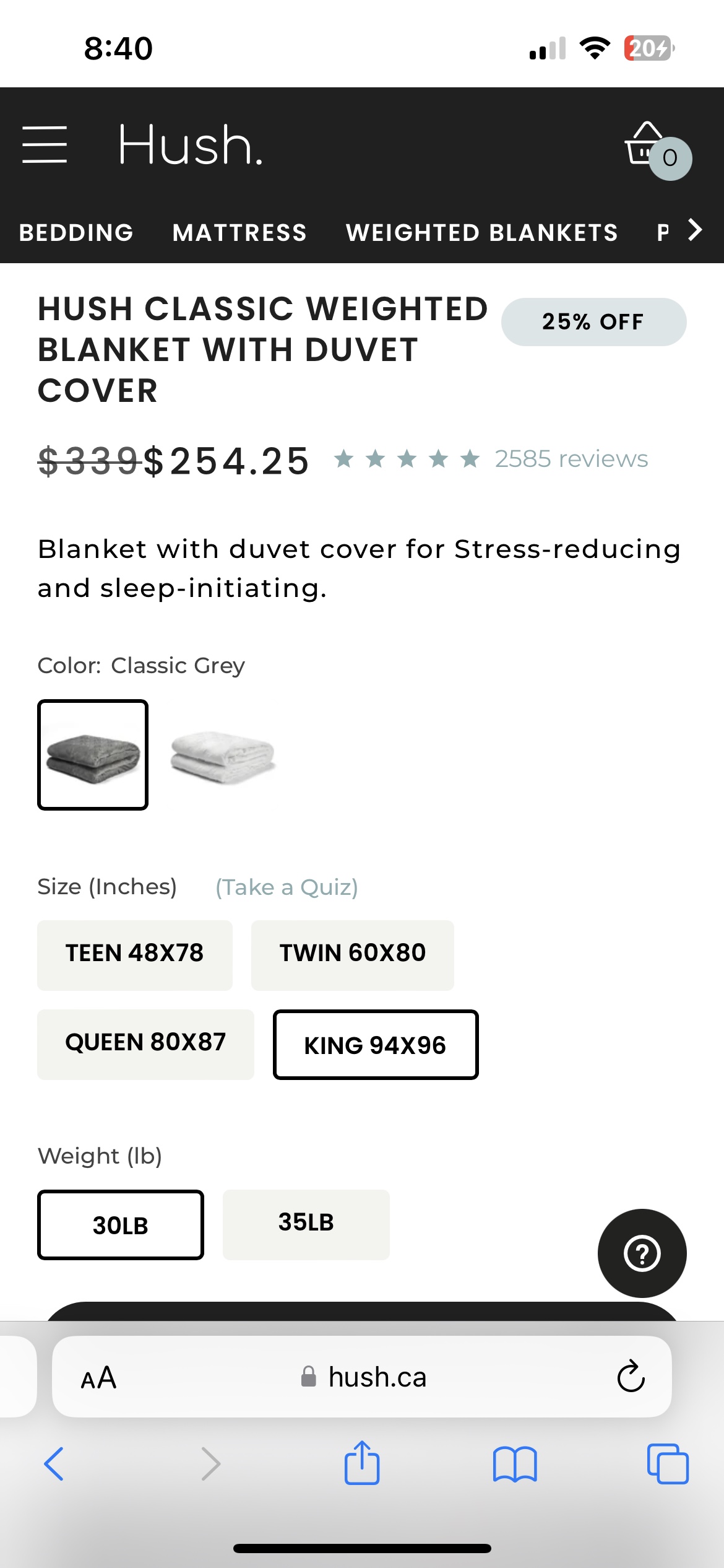 Hush King 30lbs Blanket - photo 3
