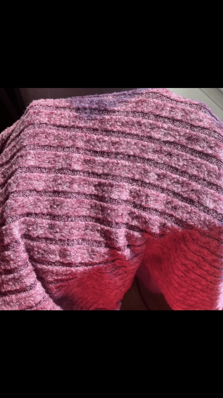 Women’s Shein Purple Long Sleeved Ribbed Crop Top Size M👚💜🩷 image indicator(6)