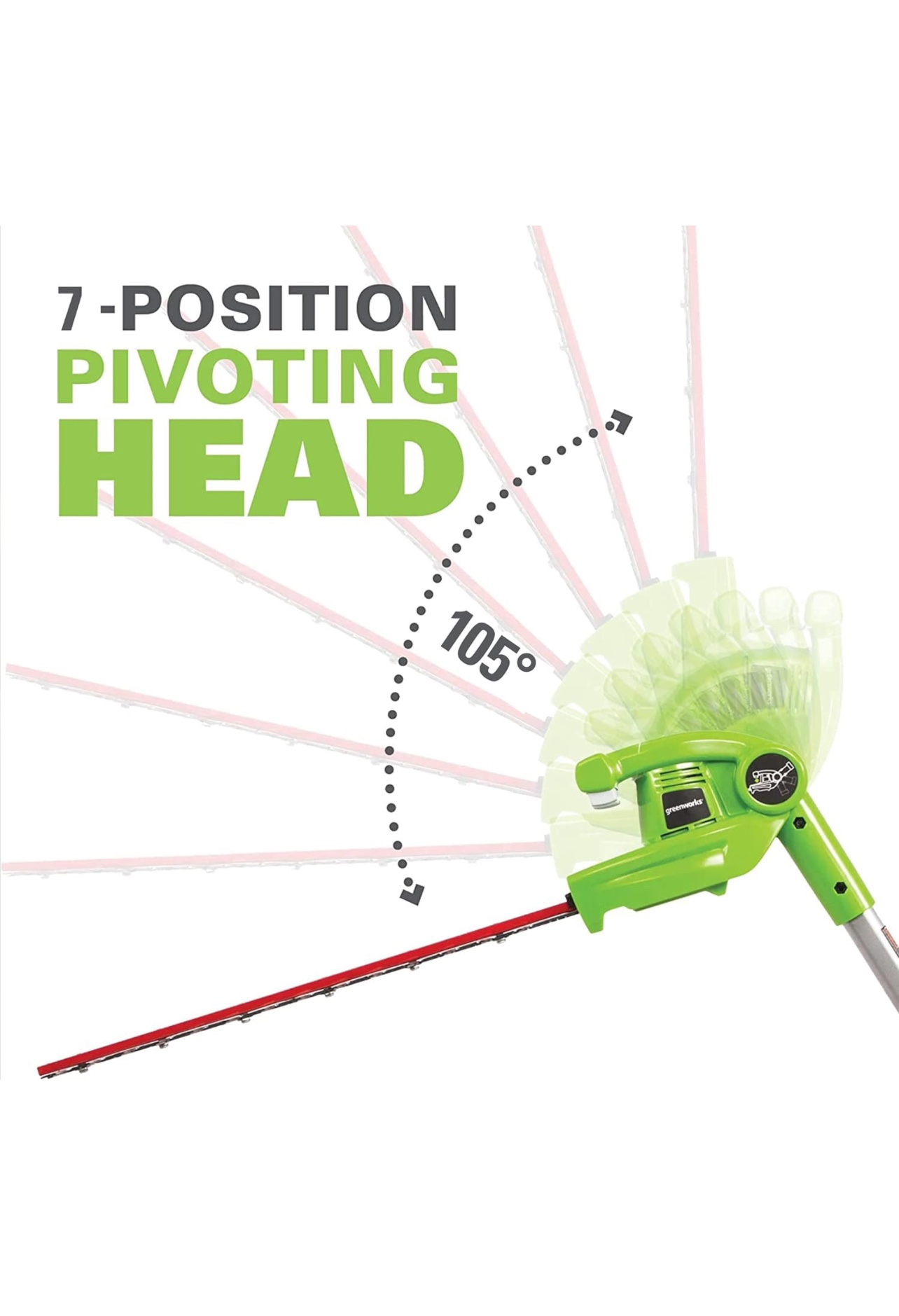 2 in 1 polesaw - pole hedge trimmer - photo 2