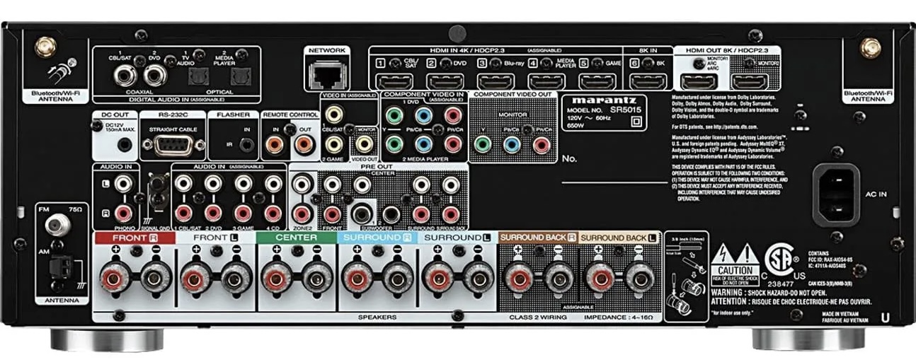 MARANZ SR50157.2-channel 8K home Theatre AV Receier - photo 5