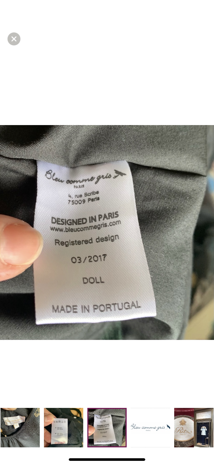 “Bleu Comme Gris PARIS” size 16 dress image indicator(4)