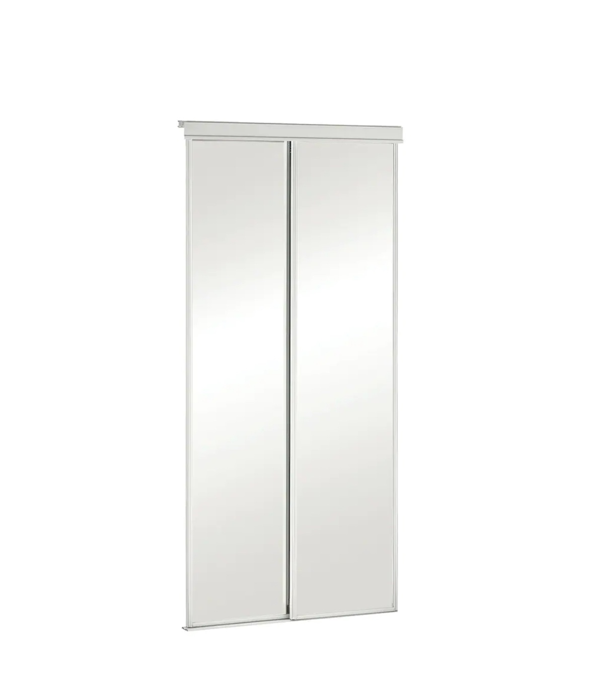 2 Panel slider doors white thumbnail