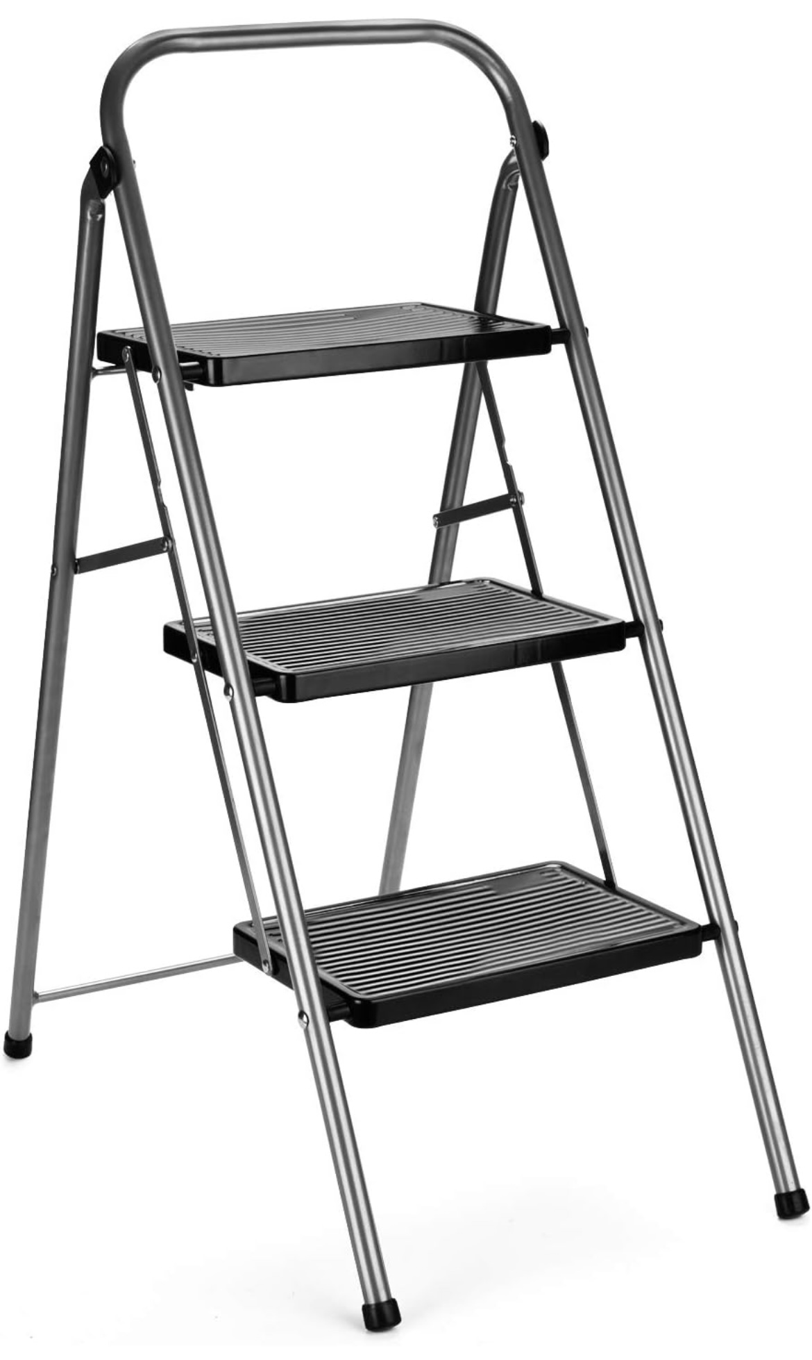 Steel 3-Step Stool Stepladder thumbnail