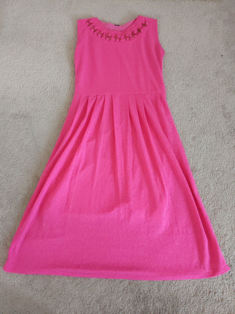 Women's pink summer dress