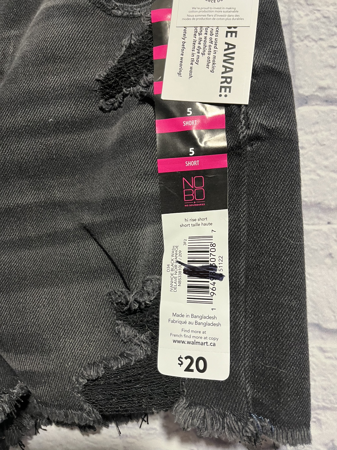 NoBo Jean Shorts Size 5 Juniors image indicator(2)