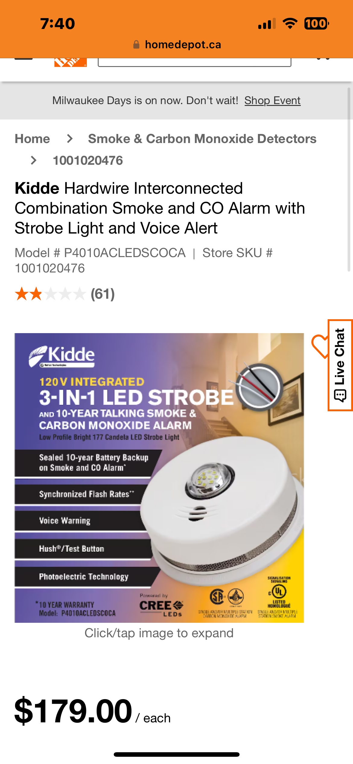 Kiddie hardwire smoke and CO2 alarms - 3 total - photo 5