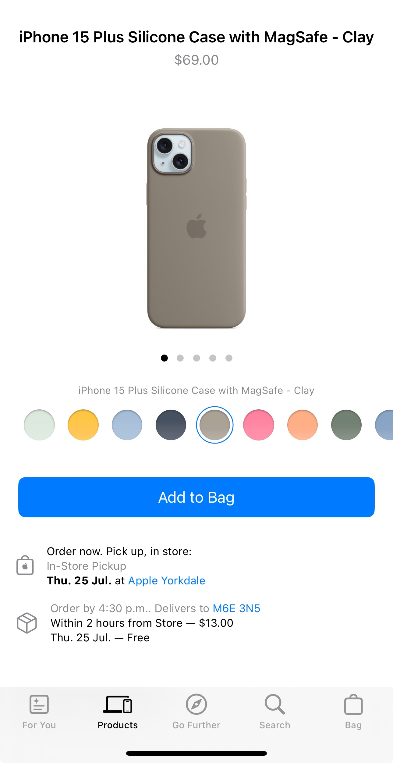 Apple iPhone 15 plus silicone case image indicator(4)