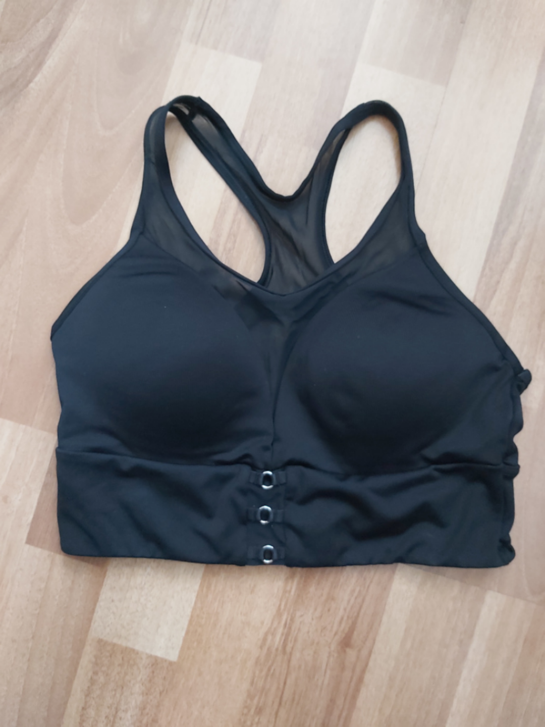 LASENZA black sexy crop top / sports bra, size small (S) image indicator(2)