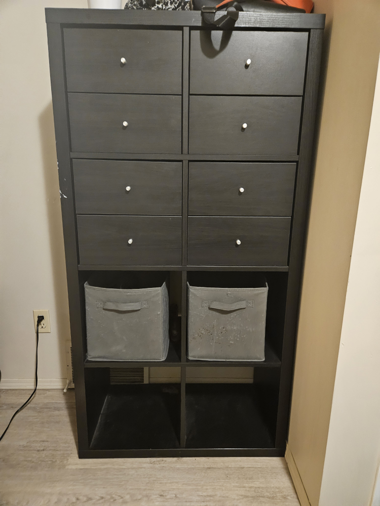 2x4 Ikea Kallax with drawers