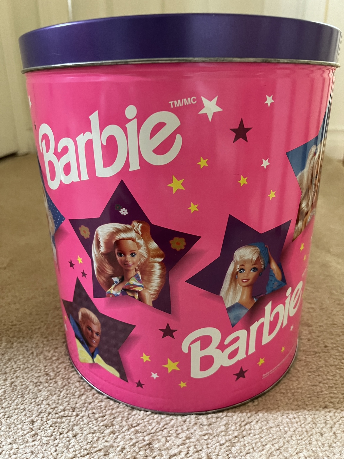 Vintage Barbie Popcorn Tin image indicator(2)