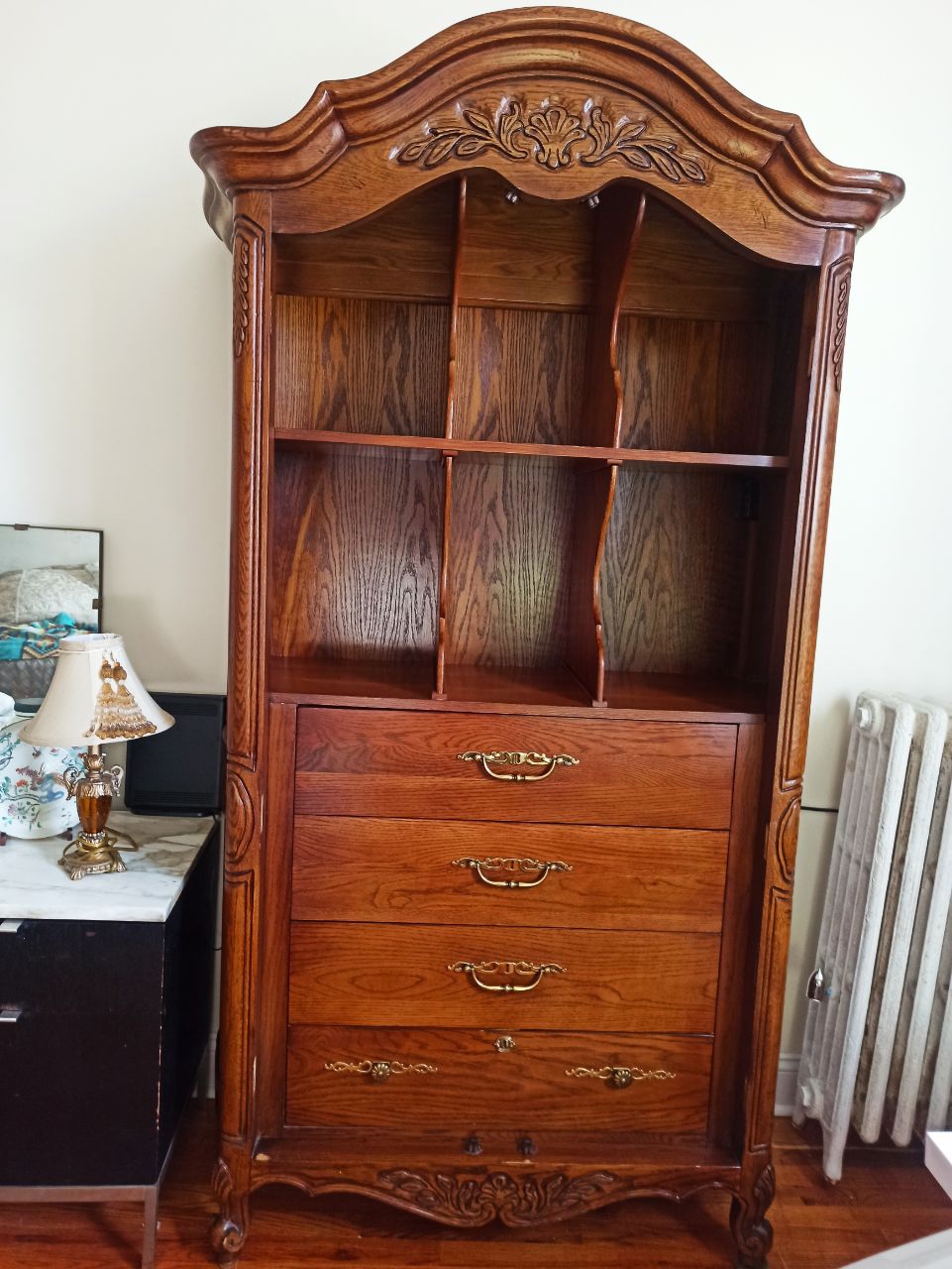 Large solid wood wardrobe - photo 2