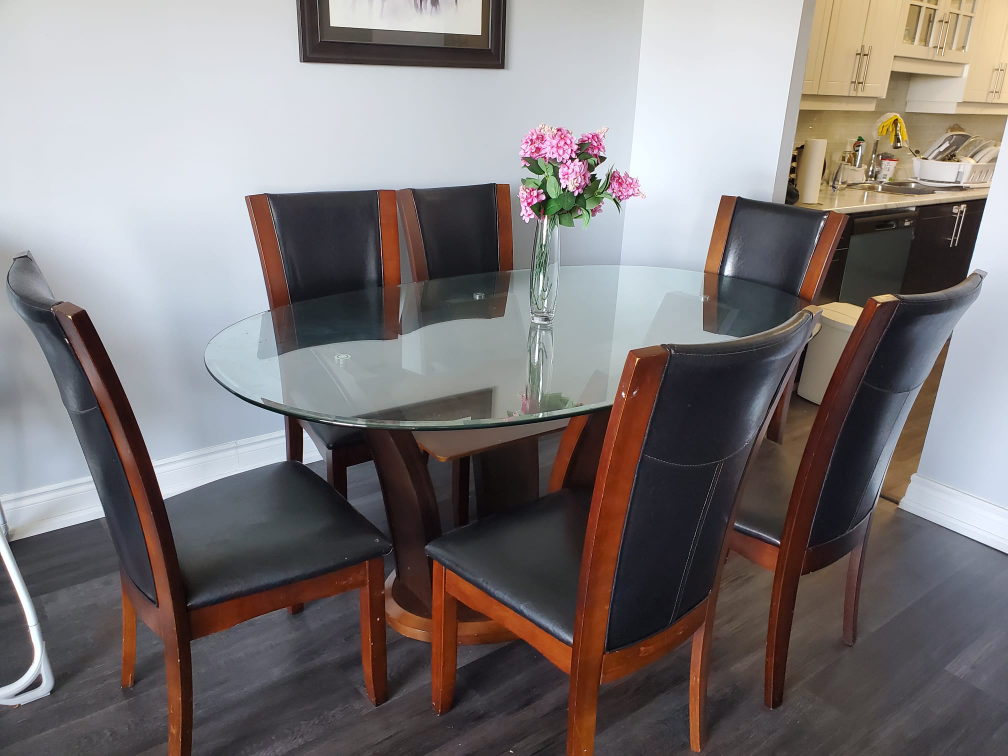 Dining table set with 6 chairs - photo 4