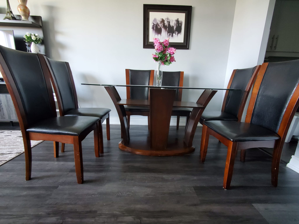 Dining table set with 6 chairs - photo 5