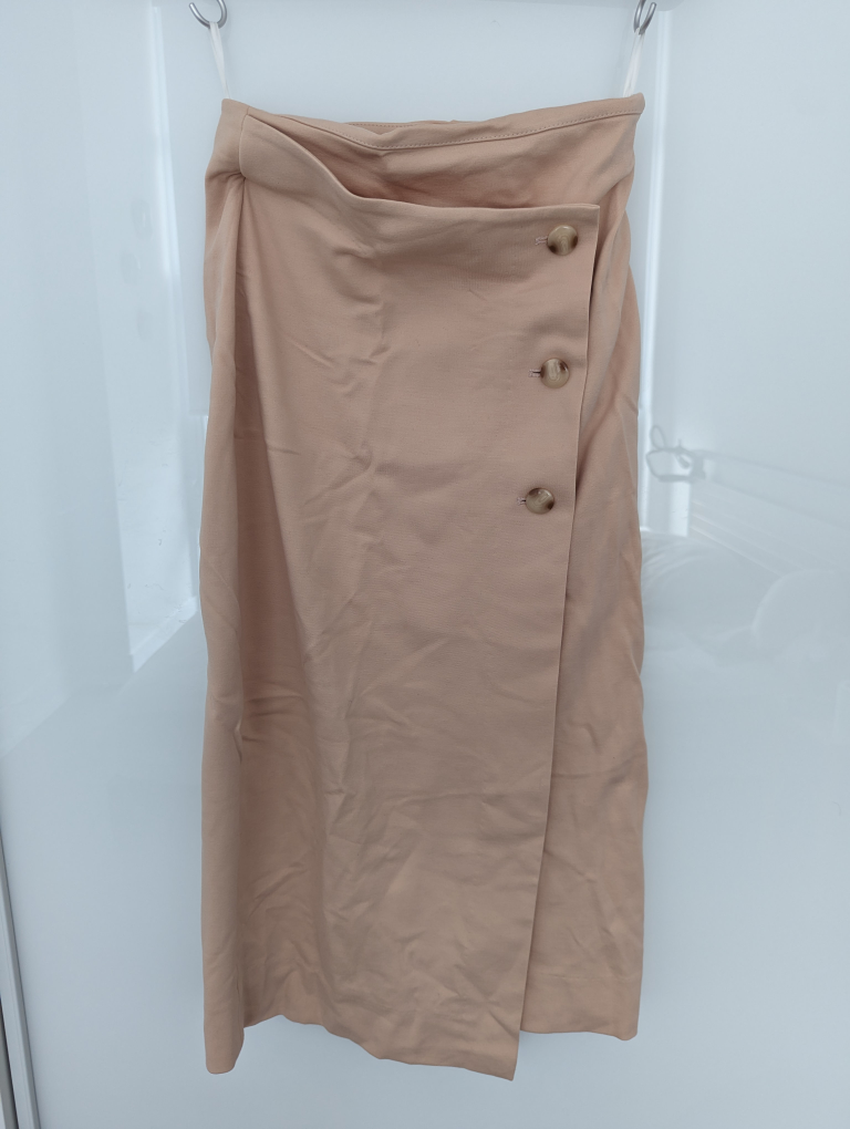 Aritzia Babaton Billy Midi Pink Skirt Size 0 image indicator(2)