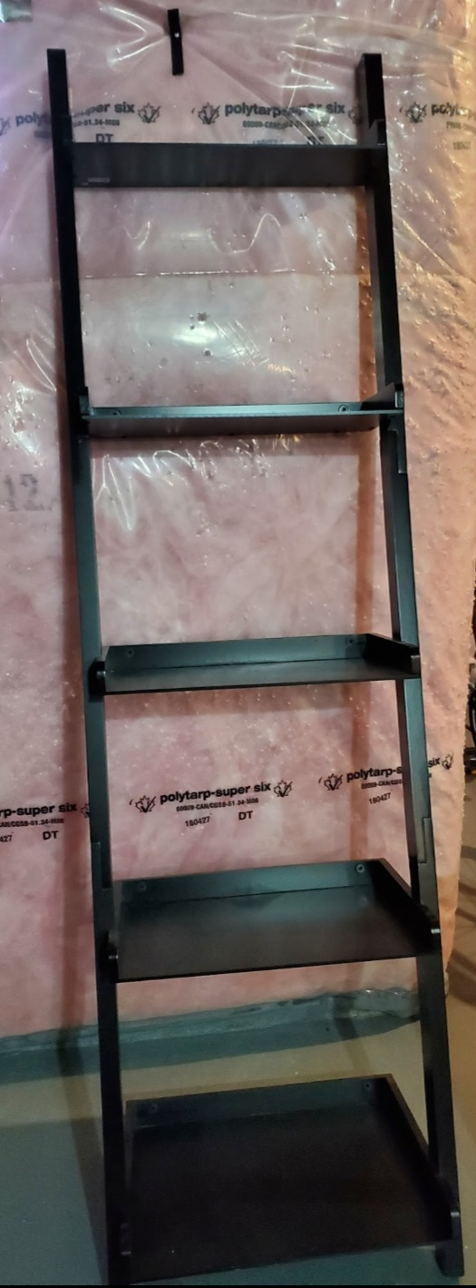 Black Metal Shelf Unit
