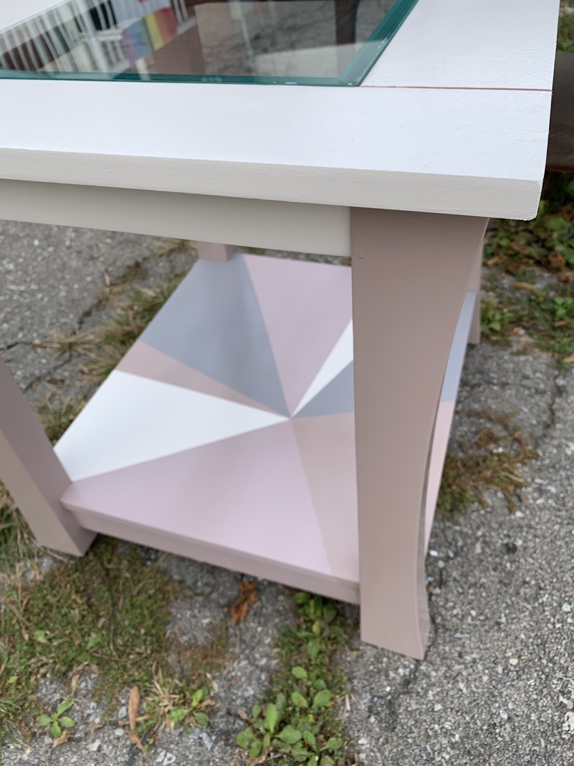 Refinished, Redesigned End Table - photo 4