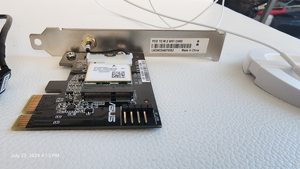 Asus PCIE to M.2 Wi-Fi Card - photo 2