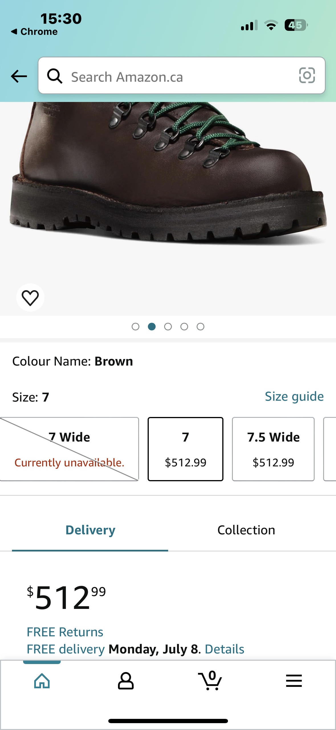 Danner Mountain Light II Brown Leather Boots image indicator(10)