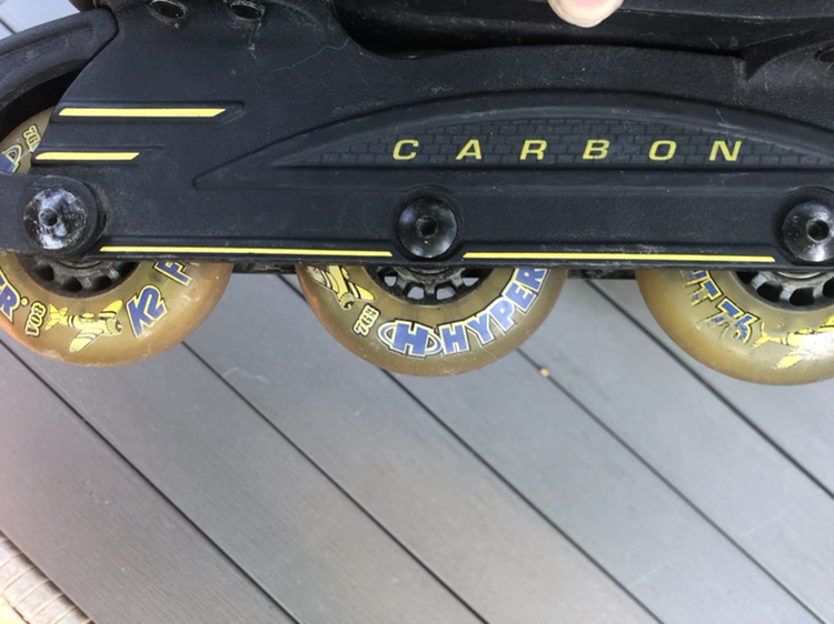 K2 Flight 76 Rollerblades Men's US Size 10 Carbon Inline Skates image indicator(2)