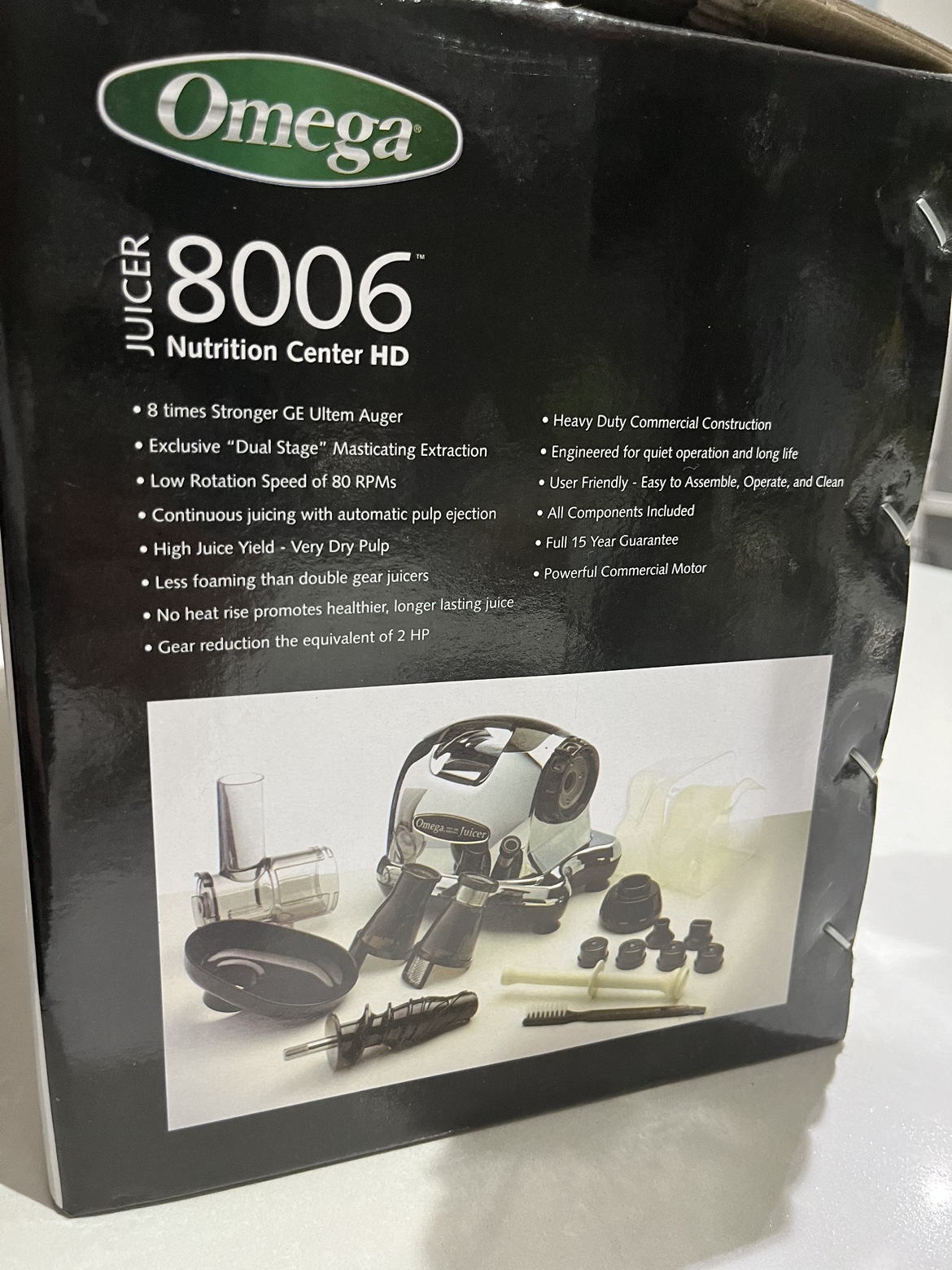 Omega J8006HDC Juicer - photo 3