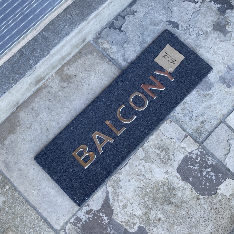 NEW - “Balcony” Small Doormat 10” x 30” image indicator(2)