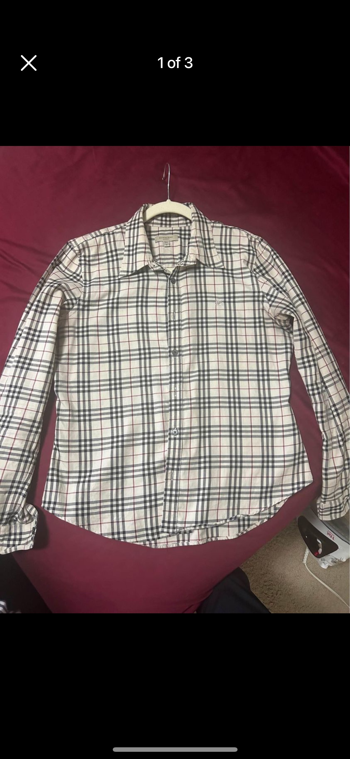 Women shirt Burberry medium size