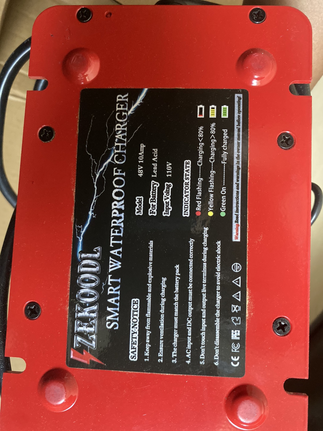 48 Volt Golf Cart Battery Charger - photo 3