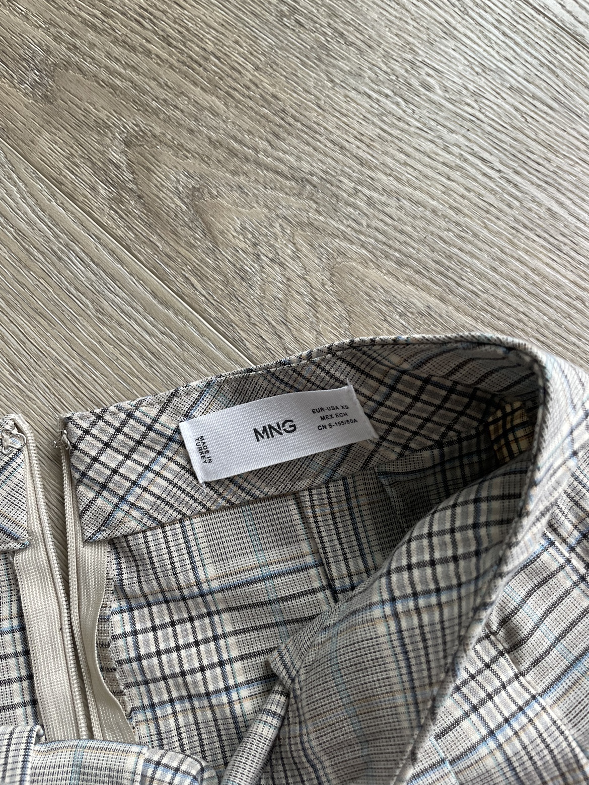 Two plaid skirts, mango and SHEIN image indicator(3)