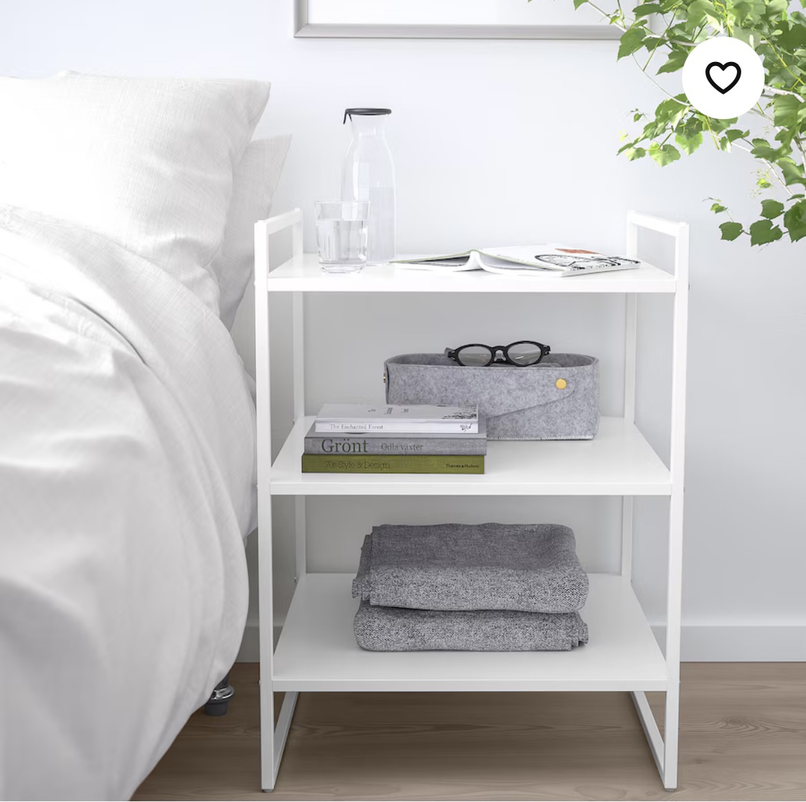 IKEA JONAXEL Shelf unit, white / storage image indicator(6)