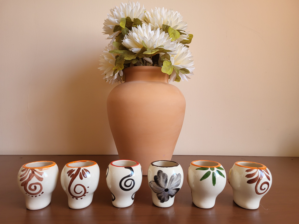 🤎 Skull shot glass, Day of the Dead Halloween party! image indicator(2)